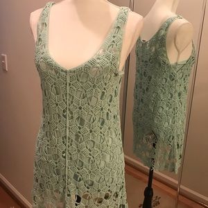 Kenar  Crochet Sleeveless Top Fully Lined